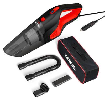 KOBB KBV12 12Volt/120Watt Araç Süpürgesi + 5 Parça Aksesuar Seti + Taşıma Çantası - KOBB (1)