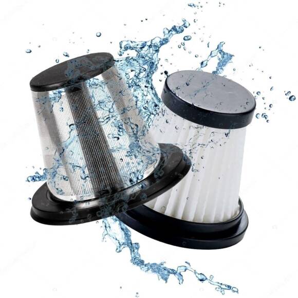 KOBB KBV20F 12V/Şarjlı Hibrit Araç Süpürgesi İçin Yedek HEPA+Çelik Filtre - 1