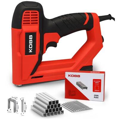KOBB KBZ200B 8-16mm Zımba ve 15-16mm Profesyonel Çivi Çakma Makinesi + 3000 adet Yedek Zımba ve Çivi - Kobb