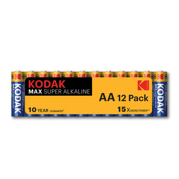 Kodak 12 Adet Max Alkalin Kalem Pil-AA - 1