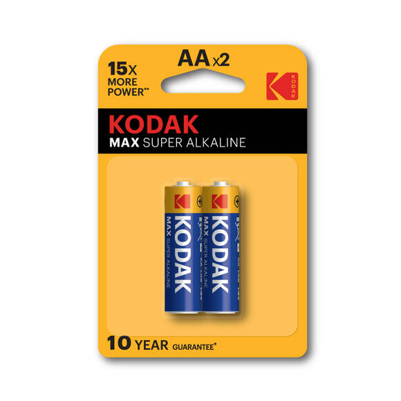 Kodak 2 Adet Max Alkalin Blister Kalem Pil - AA - 1