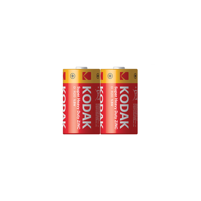 Kodak 2 Adet Shrink Çinko Karbon Büyük Pil-D - 1