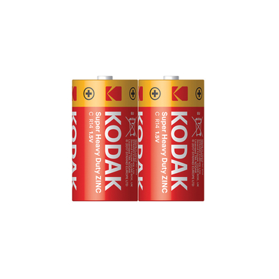 Kodak - Kodak 2 Adet Shrink Çinko Karbon Orta Pil-C