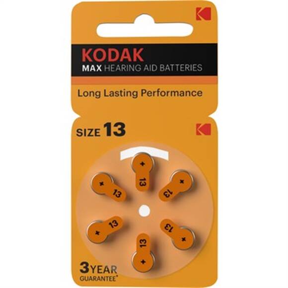 Kodak 6 Adet P13 İşitme Cihazı Pili