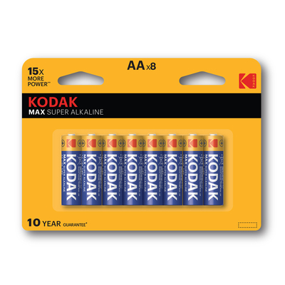 Kodak 6+2 Max Alkalin Kalem Pil-AA - 1