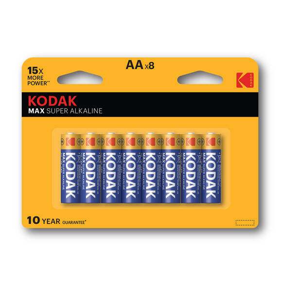 Kodak 6+2 Max Alkalin Kalem Pil-AA