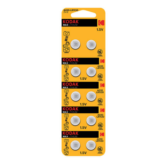 Kodak Alkalin Battery 10 Adet - AG10-LR1130