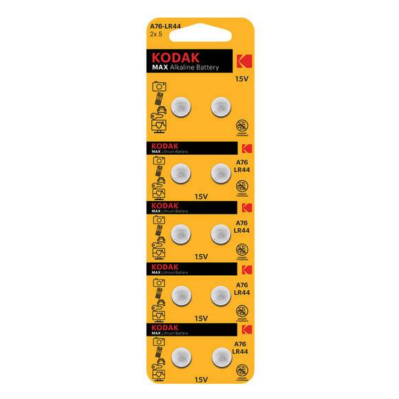 Kodak Alkalin Battery 10 Adet - AG76-LR44