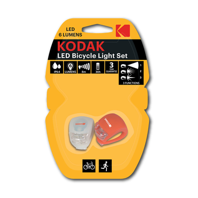 Kodak - Kodak BisiKlet LED Işık Seti - 3 Adet Pil Hediyeli