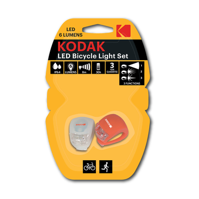 Kodak BisiKlet LED Işık Seti - 3 Adet Pil Hediyeli - 1