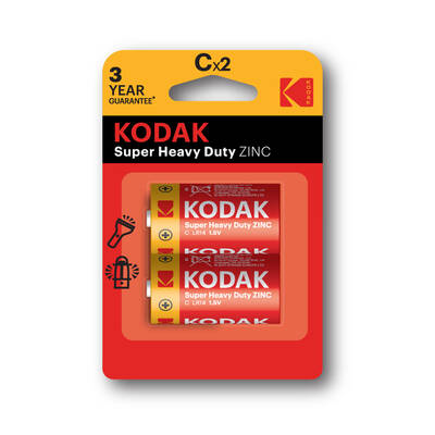 Kodak 2 Adet Blisterli Çinko Karbon Orta Pil - C Boy - Kodak (1)