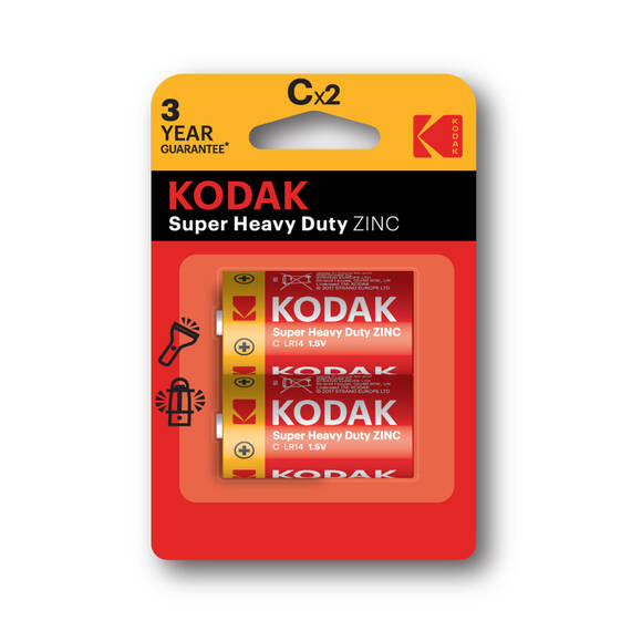 Kodak 2 Adet Blisterli Çinko Karbon Orta Pil - C Boy - 2