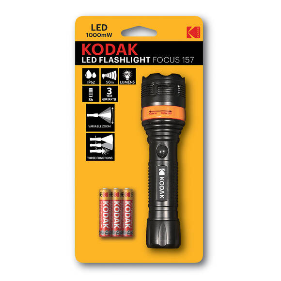 Kodak Focus 157 Led El Feneri - 3 Adet Pil Hediyeli