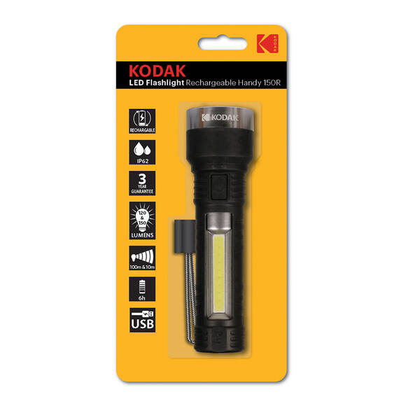 Kodak Handy 150R Şarjlı Su Geçirmez LED El Feneri