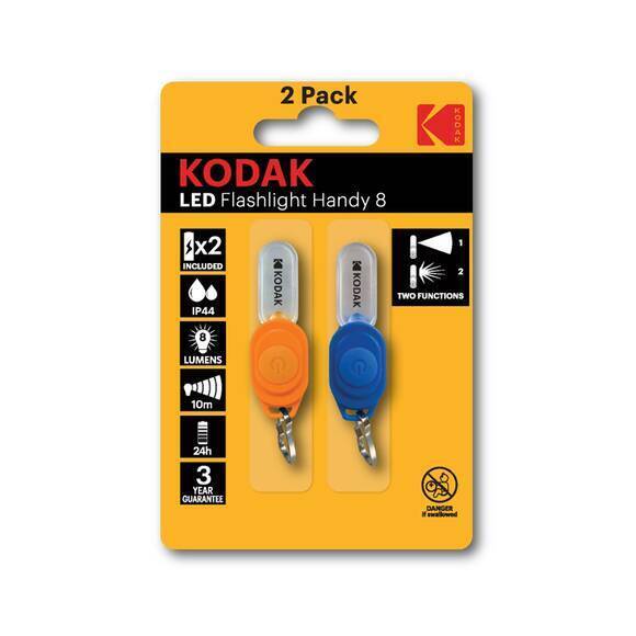 Kodak LED Flashlight Handy 8 Anahtar Feneri 2'li Paket