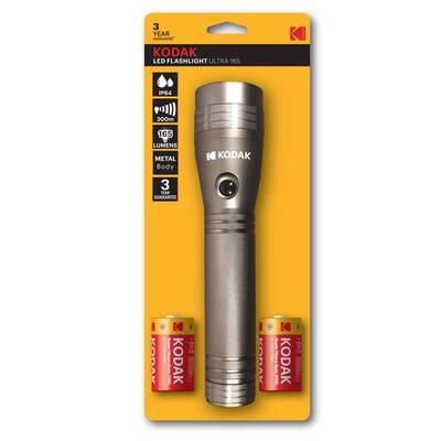 Kodak Led Flashlight Ultra 165 - 2 Büyük Pilli El Feneri - Thumbnail