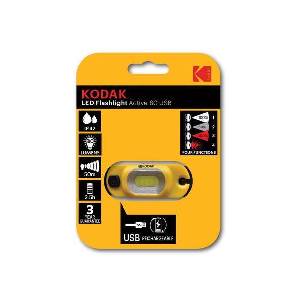 Kodak Led Lamp 80 Şarjlı Dokunmatik Kafa Lambası
