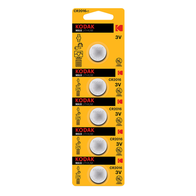 Kodak - Kodak Lityum Para Pil 5 Adet - CR2016