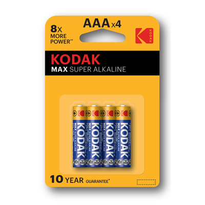 Kodak Max 4 Adet alkalin İnce Pil-AAA - 1