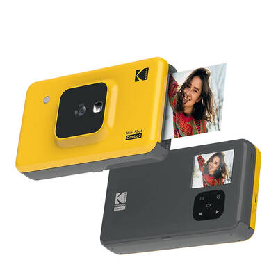 Kodak Mini Shot Combo 2 - Anında Baskı Dijital Fotoğraf Makinesi - Sarı - ICRG-230 - 30 Adetlik Baskı Seti Hediyeli - Thumbnail