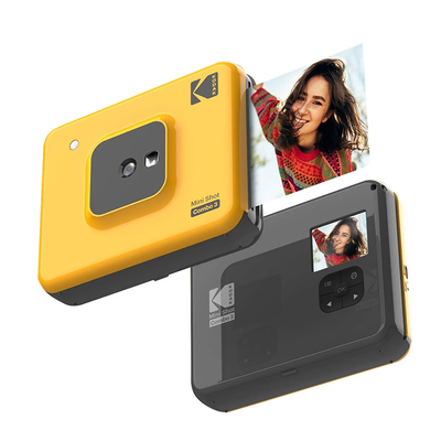 Kodak Mini Shot Combo 3 - Anında Baskı Dijital Fotoğraf Makinesi - Sarı - ICRG-330 - 30 Adetlik Baskı Seti Hediyeli - Thumbnail