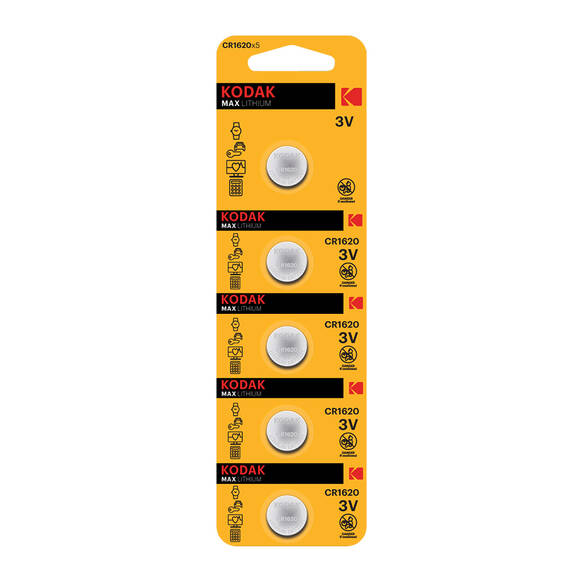 Kodak Ultra Lityum Para Pil 5 Adet - CR1620