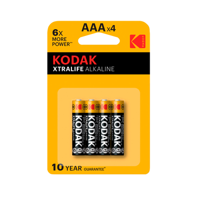 Kodak - Kodak Xtralife 4 Adet Alkalin İnce Pil - AAA
