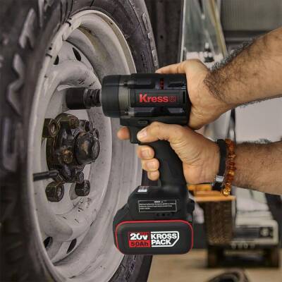 Kress KH276.91 20Volt 700/850Nm Kömürsüz Profesyonel Şarjlı Somun Sıkma (Akü Dahil Değildir) - 5