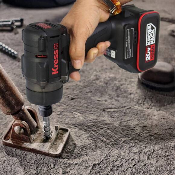 Kress KH276.91 20Volt 700/850Nm Kömürsüz Profesyonel Şarjlı Somun Sıkma (Akü Dahil Değildir) - 4