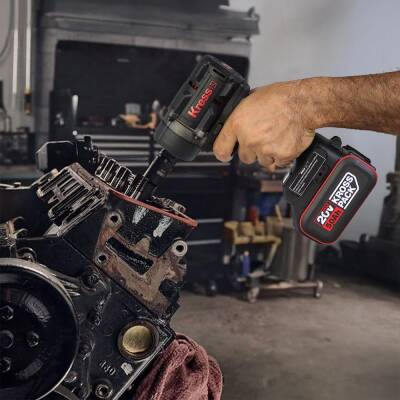 Kress KH276.91 20Volt 700/850Nm Kömürsüz Profesyonel Şarjlı Somun Sıkma (Akü Dahil Değildir) - 6