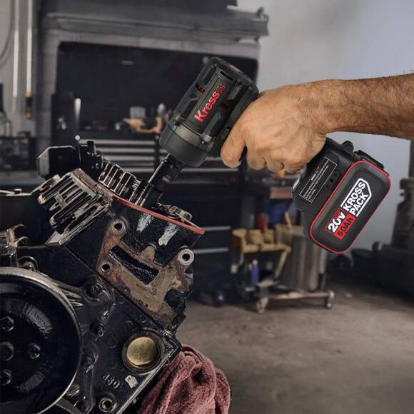 Kress KH276.91 20Volt 700/850Nm Kömürsüz Profesyonel Şarjlı Somun Sıkma (Akü Dahil Değildir) - 6