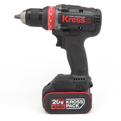 Kress KUA72.1 20Volt/4.0Ah Li-ion Çift Akülü Kömürsüz Profesyonel Şarjlı Matkap - Kress (1)