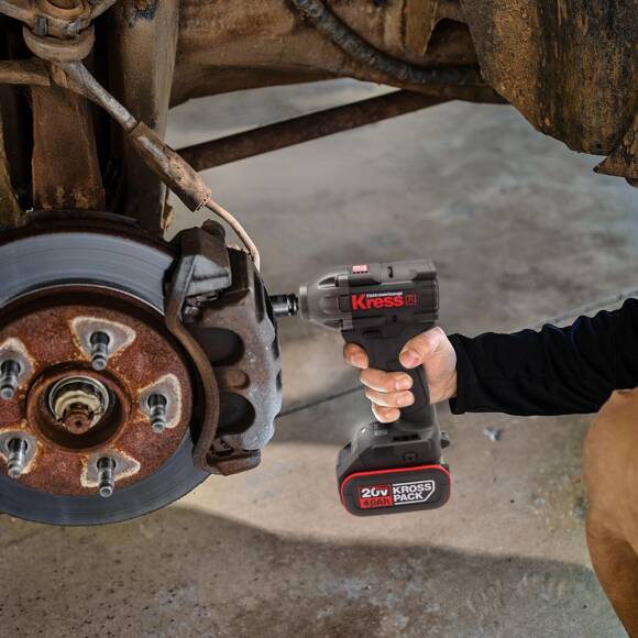 Kress KUB30.2 20Volt/4.0Ah. Li-ion Çift Akülü 300Nm Kömürsüz Profesyonel Şarjlı Somun Sıkma - 7