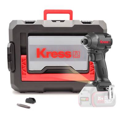 Kress KUB61.91 20Volt 230Nm Kömürsüz Profesyonel Şarjlı Otomatik Darbe Ayarlı Tornavida (Akü Dahil Değildir) - Kress