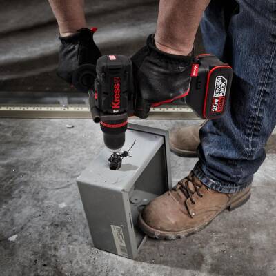 Kress KUC33.1 20Volt/5.0Ah Li-ion 95Nm Çift Akülü Kömürsüz Profesyonel Şarjlı Darbeli Matkap - 5