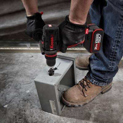 Kress KUC33.91 20Volt 95Nm Kömürsüz Profesyonel Şarjlı Darbeli Matkap (Akü Dahil Değildir) - 5