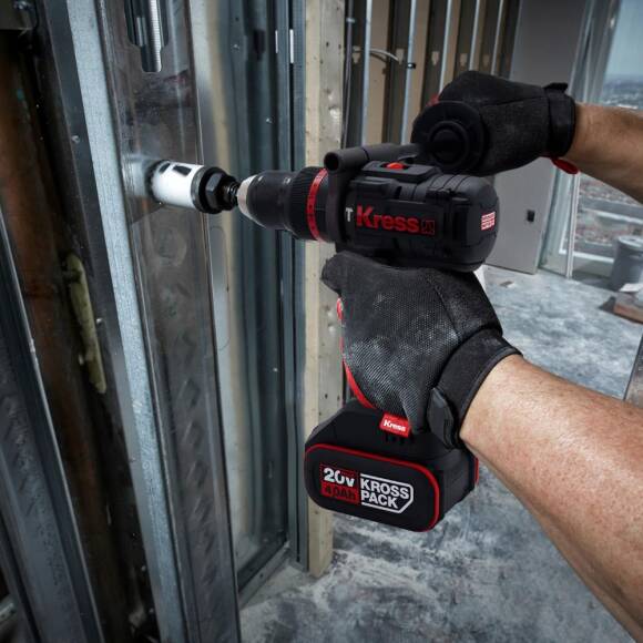 Kress KUC33.91 20Volt 95Nm Kömürsüz Profesyonel Şarjlı Darbeli Matkap (Akü Dahil Değildir) - 8