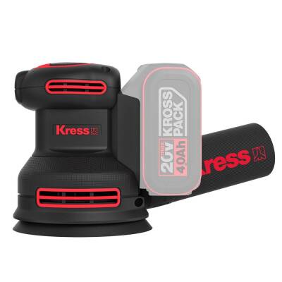 Kress KUD20.9 20Volt 125mm Kömürsüz Profesyonel Devir Ayarlı Eksantrik Zımpara (Akü Dahil Değildir) - Kress (1)