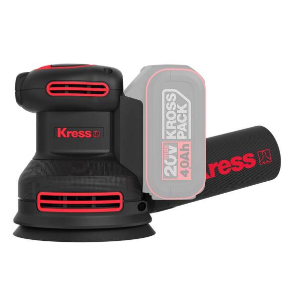 Kress KUD20.9 20Volt 125mm Kömürsüz Profesyonel Devir Ayarlı Eksantrik Zımpara (Akü Dahil Değildir) - 2