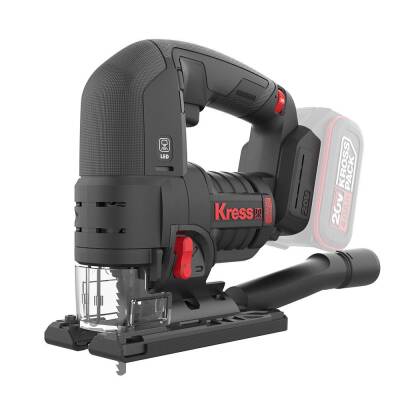 Kress KUE26.9 20Volt Profesyonel Kömürsüz Devir Ayarlı Şarjlı Dekupaj Testere (Akü Dahil Değildir) - Kress