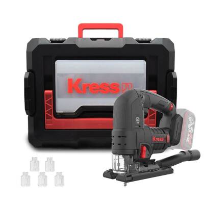 Kress KUE26.91 20Volt Profesyonel Kömürsüz Devir Ayarlı Şarjlı Dekupaj Testere (Akü Dahil Değildir) - Kress