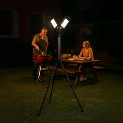 Kress KUF09.9 20Volt 2000/4500 Lümen Profesyonel Kule Tipi Teleskopik Katlanabilir LED Projektör (Akü Dahil Değildir) - 3