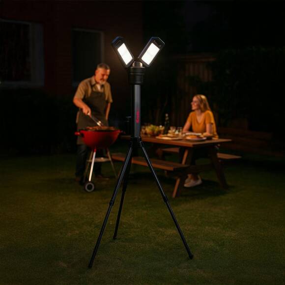 Kress KUF09.9 20Volt 2000/4500 Lümen Profesyonel Kule Tipi Teleskopik Katlanabilir LED Projektör (Akü Dahil Değildir) - 3