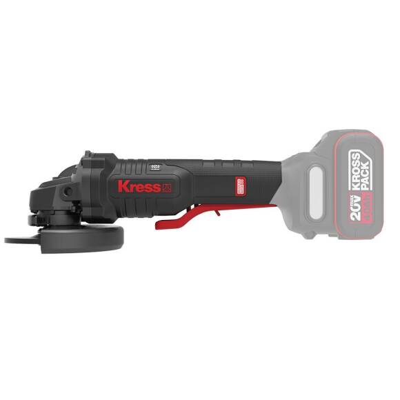 Kress KUH04.91 20Volt 125mm Kömürsüz Profesyonel Şarjlı Devir Ayarlı Avuç Taşlama (Akü Dahil Değildir) - 2