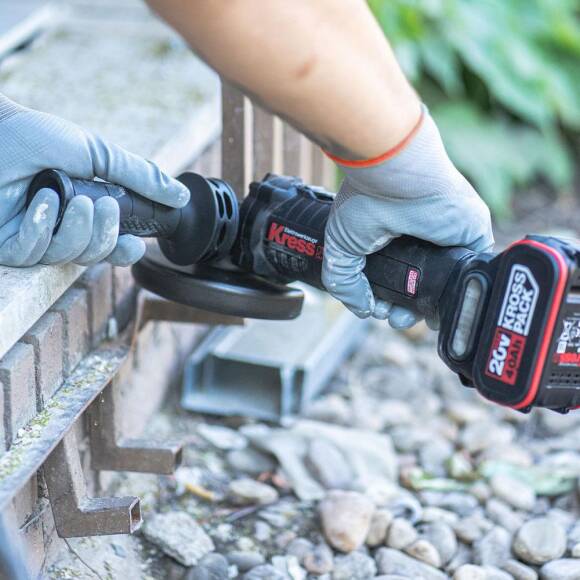 Kress KUH10.9 20Volt 125mm Kömürsüz Profesyonel Şarjlı Devir Ayarlı Avuç Taşlama (Akü Dahil Değildir) - 5