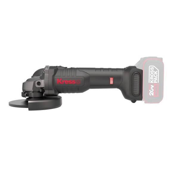 Kress KUH10.9 20Volt 125mm Kömürsüz Profesyonel Şarjlı Devir Ayarlı Avuç Taşlama (Akü Dahil Değildir) - 2