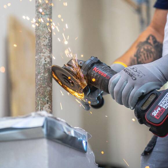 Kress KUH10.91 20Volt 125mm Kömürsüz Profesyonel Şarjlı Devir Ayarlı Avuç Taşlama (Akü Dahil Değildir) - 3