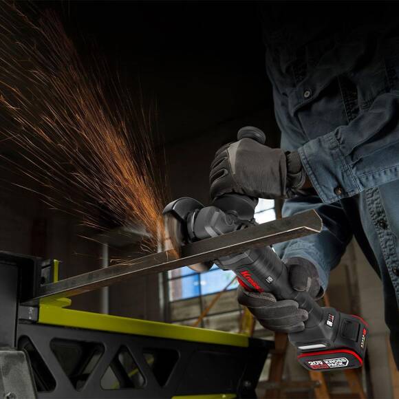 Kress KUH10.91 20Volt 125mm Kömürsüz Profesyonel Şarjlı Devir Ayarlı Avuç Taşlama (Akü Dahil Değildir) - 9