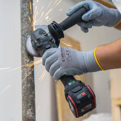 Kress KUH10.91 20Volt 125mm Kömürsüz Profesyonel Şarjlı Devir Ayarlı Avuç Taşlama (Akü Dahil Değildir) - 6
