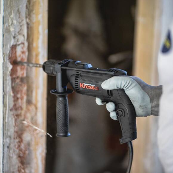 Kress KUY02P 650Watt 13mm Profesyonel Darbeli Matkap - 7